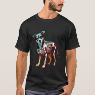Röntgen Hund Körper Anatomie Radiographie Skelett T-Shirt