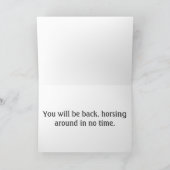 Röntgen-Karte für Pferde, bald besser Karte (Innenseite)