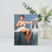 Röntgen Pin Up Postkarte (Stehend Vorderseite)