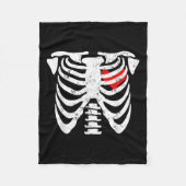 Röntgen-Röntgen-Röntgen-Kids Funny Valentine Sk Fleecedecke (Vorderseite)