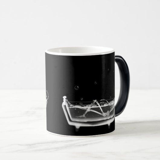 Röntgen Sie Skeleton B&W Verwandlungstasse (VorderseiteRechts)