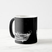 Röntgen Sie Skeleton B&W Verwandlungstasse (Vorderseite Links)
