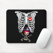 Röntgen Skeleton Funny Pregnancy Mousepad (Mit Mouse)