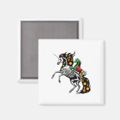 Röntgen Skeleton Reiten Magnet (Vorderseite/Rückseite)