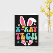 Röntgen-Tech-Hasen-Eier Radiologie Ostertag Karte (Gelbe Blume)