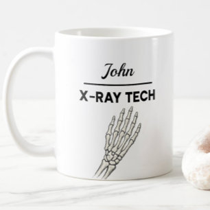 RÖNTGEN-TECH Radiographiemitarbeiter Personalisier Kaffeetasse