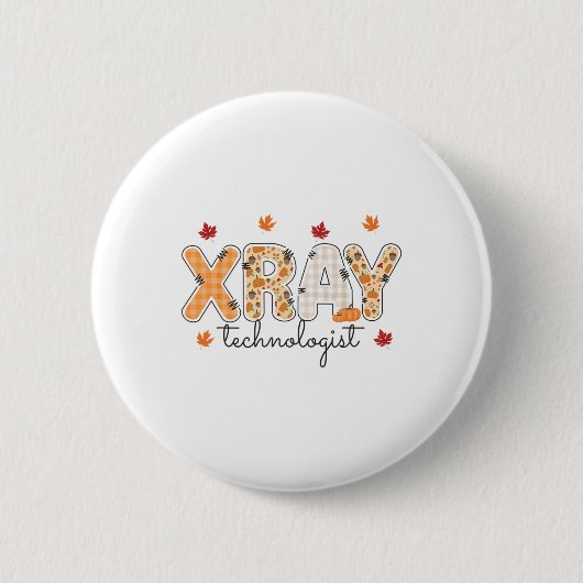 Röntgenassistent Herbst Radiologieassistent Ernted Button (Vorderseite)