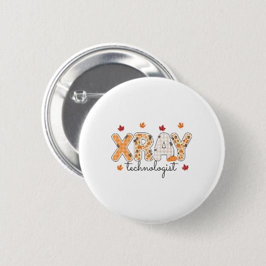 Röntgenassistent Herbst Radiologieassistent Ernted Button (Vorne & Hinten)