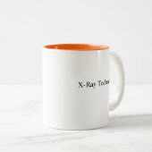 Röntgenassistent, Röntgenassistentin, Radiologiete Zweifarbige Tasse (VorderseiteRechts)