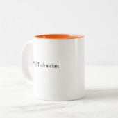 Röntgenassistent, Röntgenassistentin, Radiologiete Zweifarbige Tasse (Vorderseite Links)
