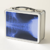 Röntgenaufnahme 2 - elektromagnetisches Blau Metall Brotdose (Rückseite)