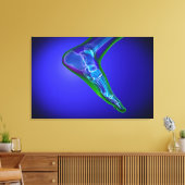 Röntgenaufnahme des menschlichen Fußes 1 Leinwanddruck (Insitu (Wohnzimmer))