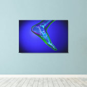 Röntgenaufnahme des menschlichen Fußes 1 Leinwanddruck (Insitu (Holzboden))