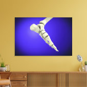 Röntgenaufnahme des menschlichen Fußes 2 Leinwanddruck (Insitu (Wohnzimmer))