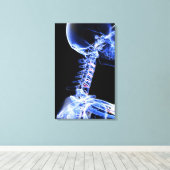 Röntgenbild der Nackenknochen Leinwanddruck (Insitu (Holzboden))