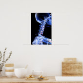 Röntgenbild der Nackenknochen Poster (Küche)