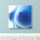 Röntgenbild der weiblichen Brustanatomie Leinwanddruck (Insitu (Holzboden))