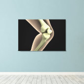 Röntgenbild des Knies 2 Leinwanddruck (Insitu (Holzboden))