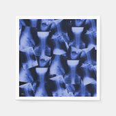 Röntgenblau Serviette (Vorderseite)