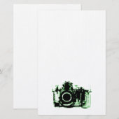 RÖNTGENBLICK-KAMERA - GRÜN BRIEFPAPIER (Vorne/Hinten)