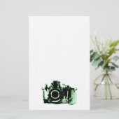 RÖNTGENBLICK-KAMERA - GRÜN BRIEFPAPIER (Stehend Vorderseite)