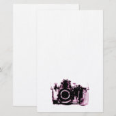 RÖNTGENBLICK-KAMERA - ROSA BRIEFPAPIER (Vorne/Hinten)