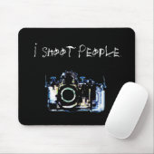 RÖNTGENBLICK-KAMERA-VORLAGE - ich schieße Leute Mousepad (Mit Mouse)