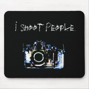 RÖNTGENBLICK-KAMERA-VORLAGE - ich schieße Leute Mousepad