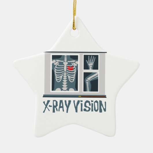 Röntgenblick Keramik Ornament (Vorne)