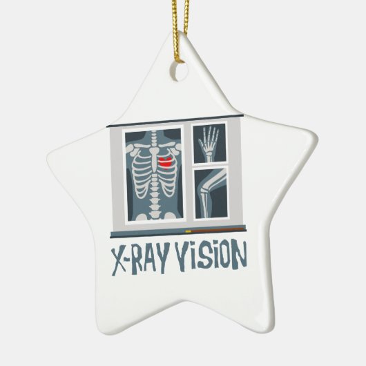 Röntgenblick Keramik Ornament (Links)