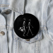 RÖNTGENBLICK-SKELETON PAARE REISENDES B&W BUTTON (Beispiel)