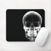 RÖNTGENBLICK-SKELETON SCHÄDEL - B&W MOUSEPAD (Mit Mouse)