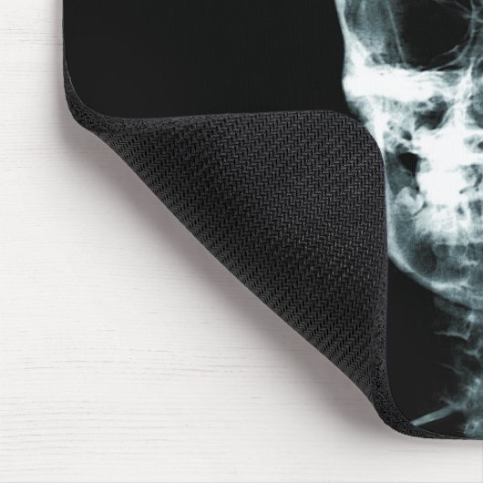 RÖNTGENBLICK-SKELETON SCHÄDEL - VORLAGE MOUSEPAD (Ecke)