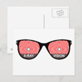 Röntgenbrille Postkarte (Vorne/Hinten)