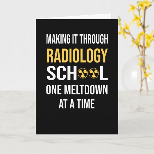 Röntgenforscherin des Medizintechnikers Karte (Gelbe Blume)