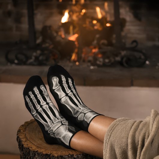 Röntgenfüße Nachhaltige Premium-Crewsocken Socken