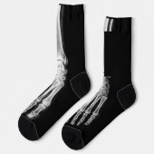Röntgenfüße Nachhaltige Premium-Crewsocken Socken (Linkes Detail)