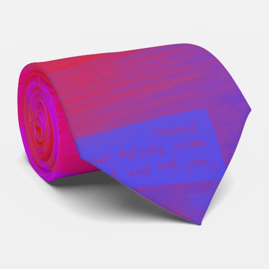 Röntgenmädchen Glitch Art Gitter Hot Pink Krawatte (Gerollt)