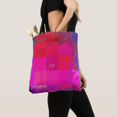 Röntgenmädchen Glitch Art Gitter Hot Pink Tasche (Von Nahem)