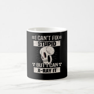 Röntgenradiologe Skull Health Technician Kaffeetasse