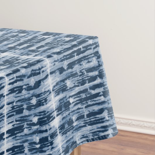 Röntgenstrahl-Aquarell Shibori Streifen Tischdecke (Beispiel)