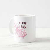Röntgenstrahl-Baby Kaffeetasse (Vorderseite Links)