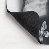 Röntgenstrahl der Schmetterlinge im Magen Mousepad (Ecke)