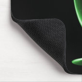 RÖNTGENSTRAHL-FEIER-CHAMPAGNE-GRÜN MOUSEPAD (Ecke)
