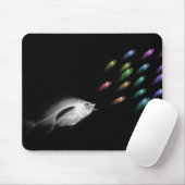 RÖNTGENSTRAHL-FISCH-VERFOLGUNG - REGENBOGEN MOUSEPAD (Mit Mouse)