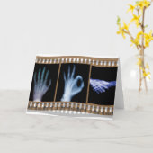 RÖNTGENSTRAHL-GEBÄRDENSPRACHE-FILM - KARTE (Gelbe Blume)