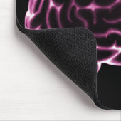 RÖNTGENSTRAHL-GEHIRN-SEITENANSICHT-ROSA MOUSEPAD (Ecke)
