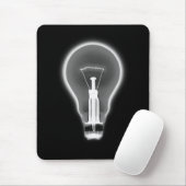 RÖNTGENSTRAHL-GLÜHLAMPE-SCHWARZES U. WEISS MOUSEPAD (Mit Mouse)