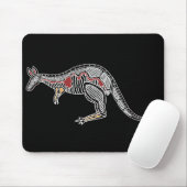 Röntgenstrahl-Känguru Mousepad (Mit Mouse)