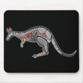Röntgenstrahl-Känguru Mousepad (Vorne)